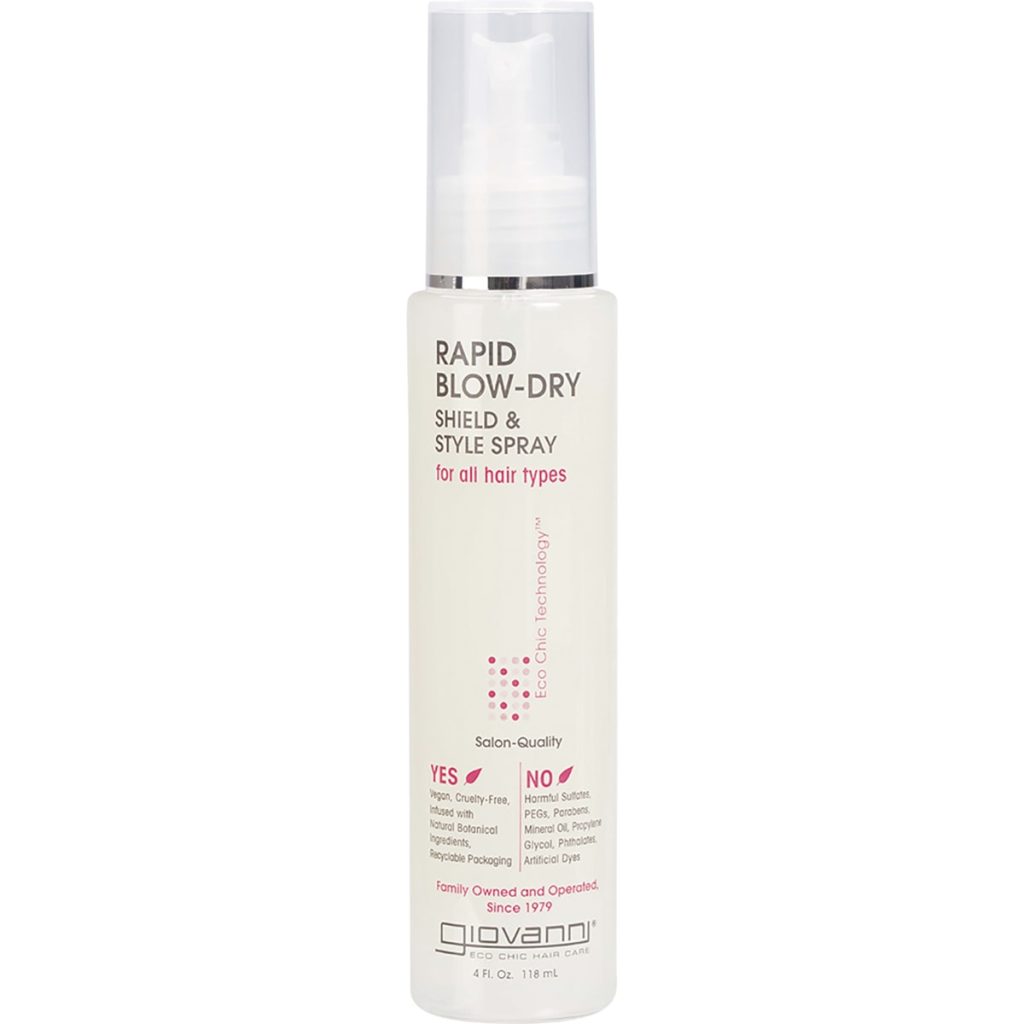 RAPID BLOW-DRY SHIELD AND STYLE SPRAY